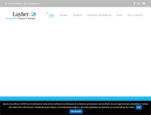 Tablet Screenshot of layher.it