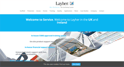 Desktop Screenshot of layher.co.uk