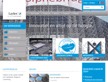 Tablet Screenshot of layher.nl